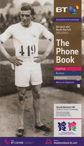 The cover of the 2011/12 phone book.