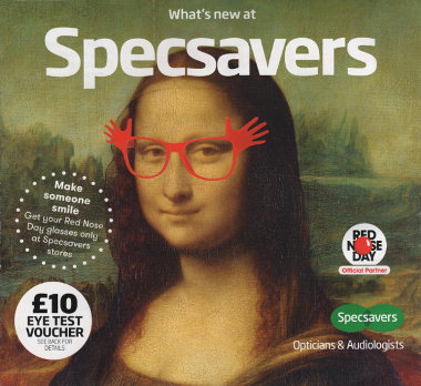 Junk mail from Specsavers.