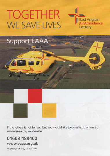 Junk mail from the East Anglian Air Ambulance.