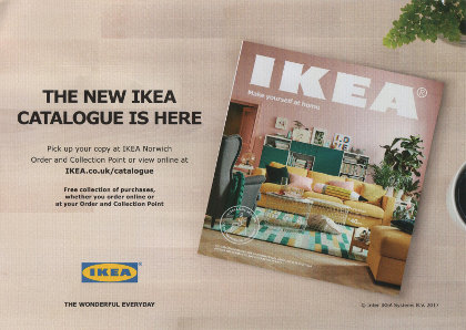 Junk mail from Ikea.