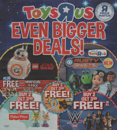 Junk mail from Toys R Us.