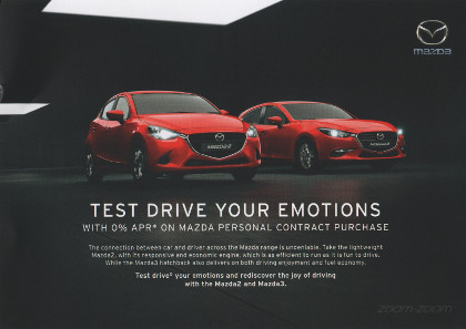 Junk mail from Mazda.